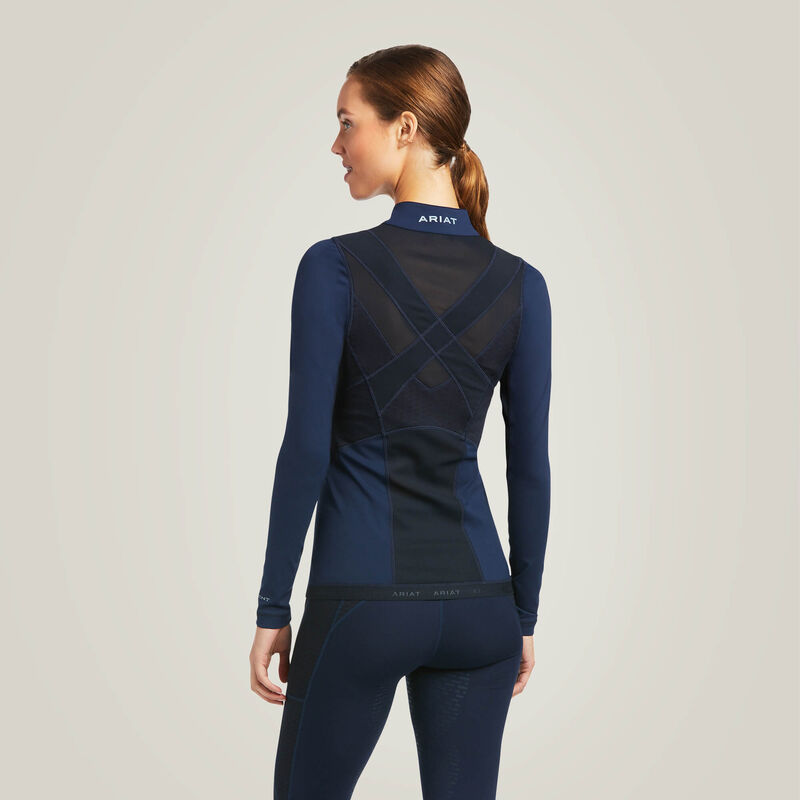ASCENT 1/4 ZIP BASELAYER NAVY