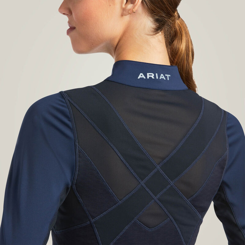 ASCENT 1/4 ZIP BASELAYER NAVY