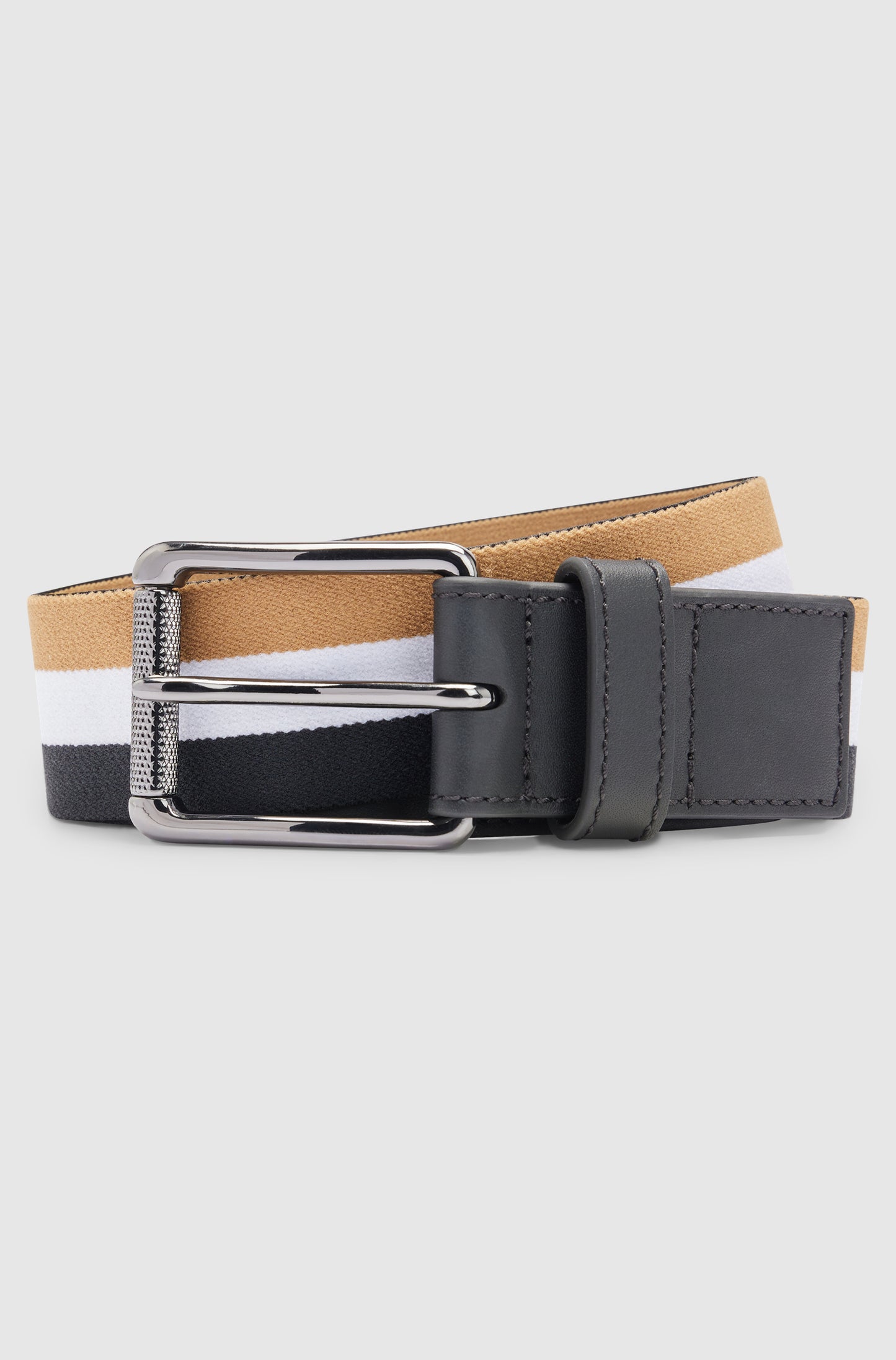 BOSS PEARTH BELT SIGNATURE STRIPE MULTI