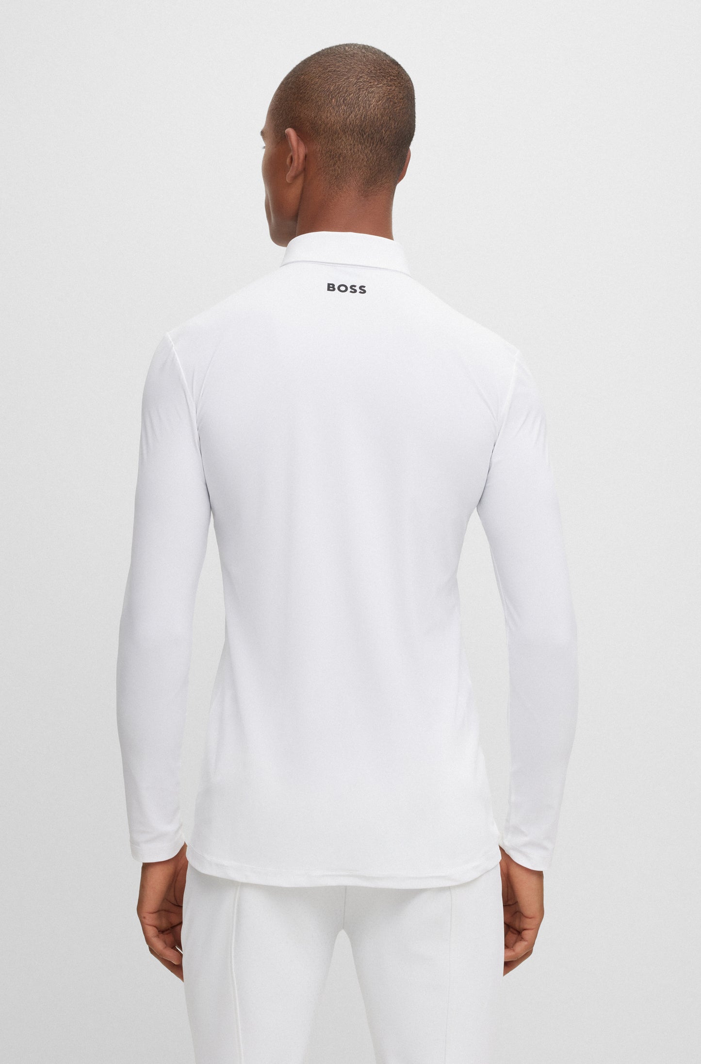 BOSS NICK SIGNATURE STRIPE SHOW SHIRT WHITE