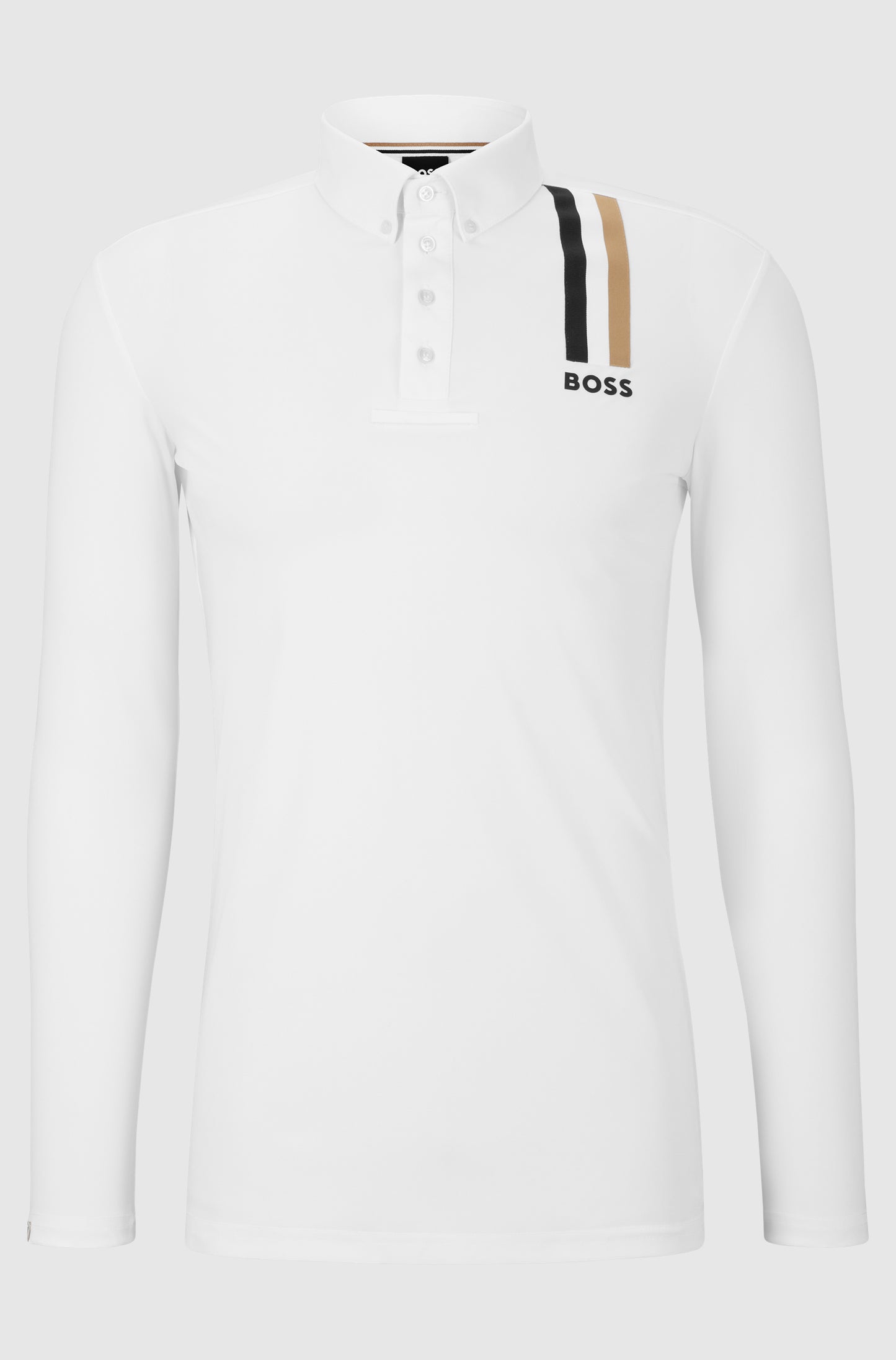 BOSS NICK SIGNATURE STRIPE SHOW SHIRT WHITE