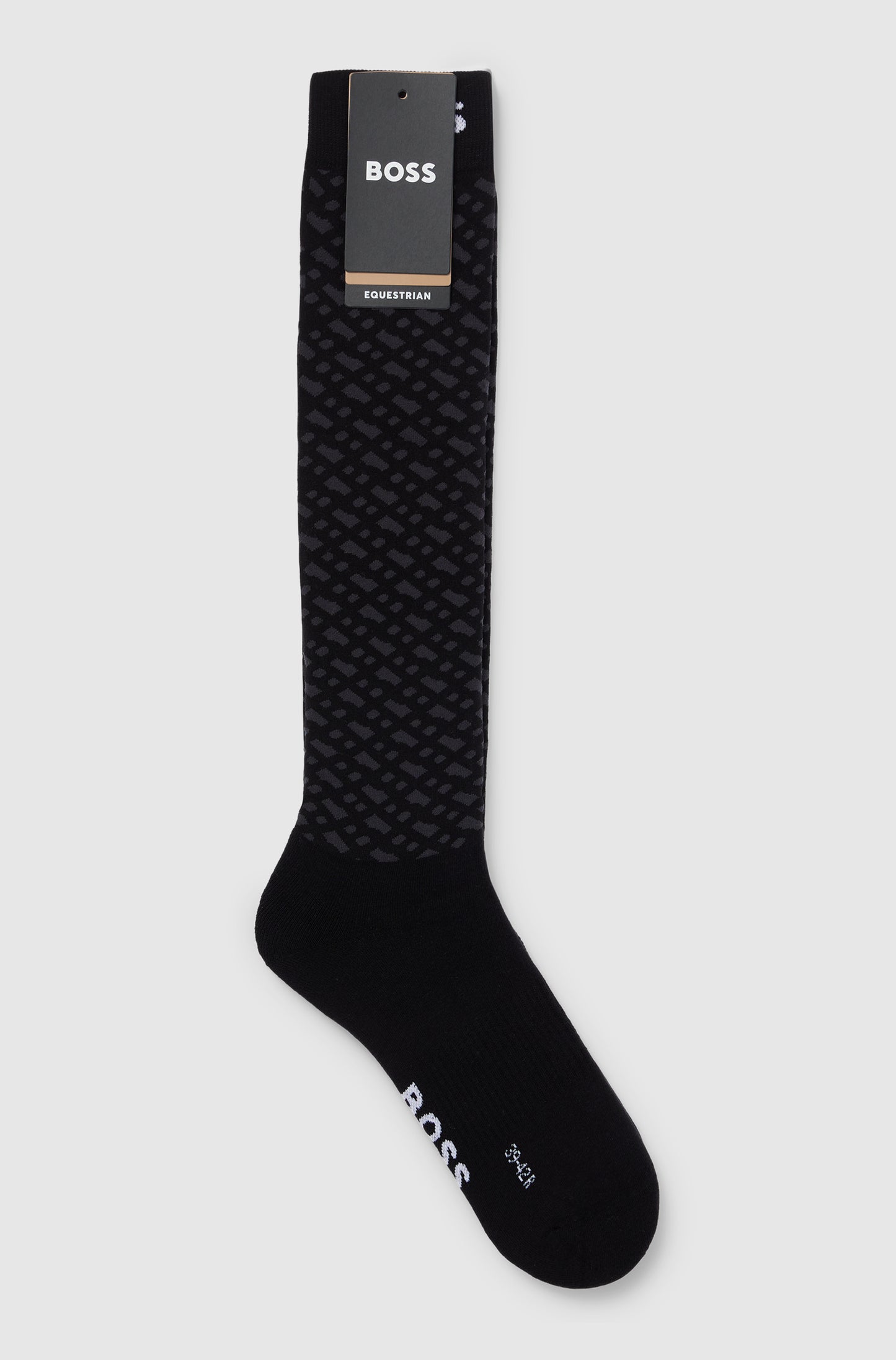 BOSS MONOGRAM SOCKS BLACK
