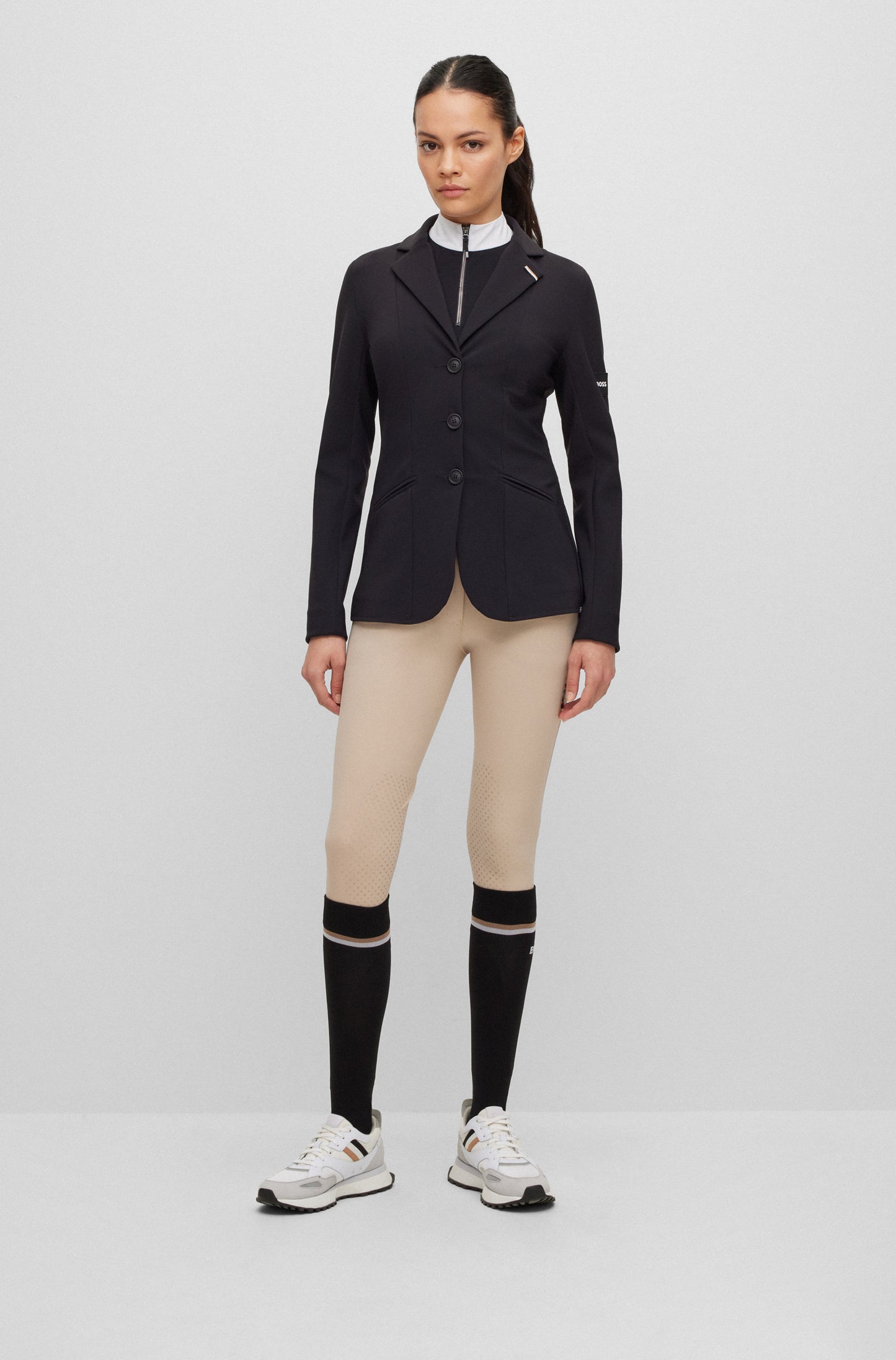 BOSS EVY SIGNATURE STRIPE SHOW SHIRT BLACK