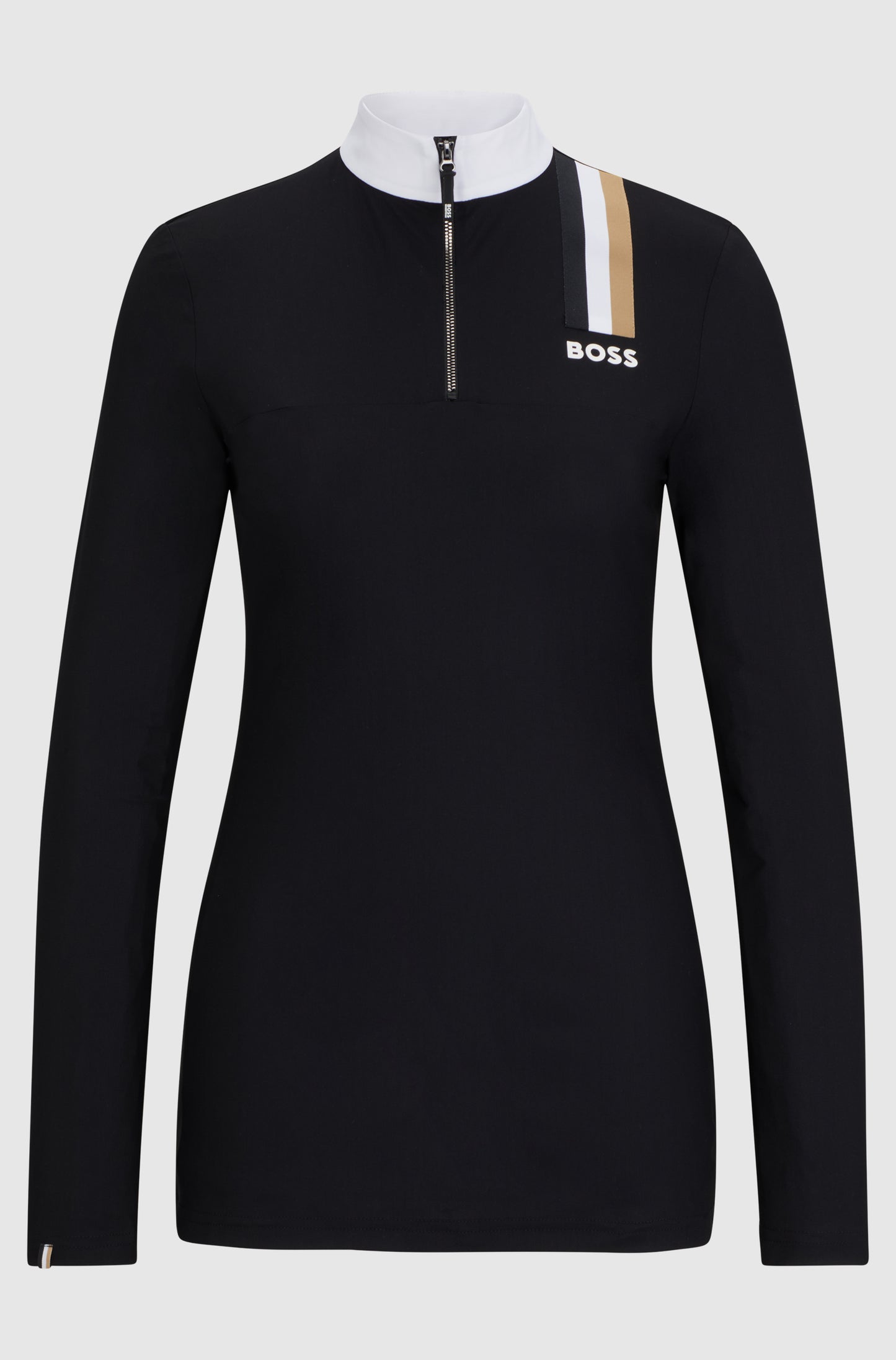 BOSS EVY SIGNATURE STRIPE SHOW SHIRT BLACK