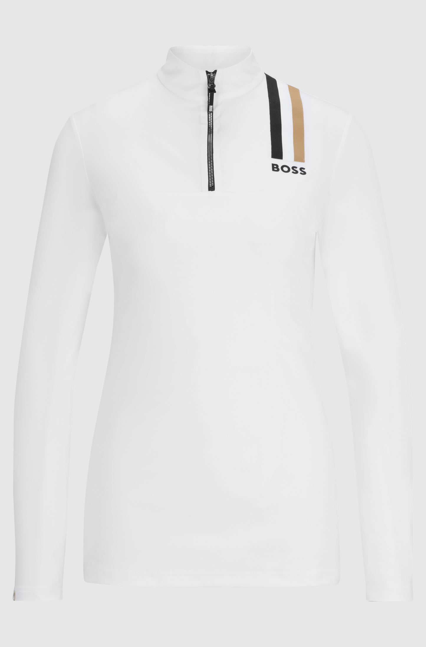 BOSS EVY SIGNATURE STRIPE SHOW SHIRT WHITE