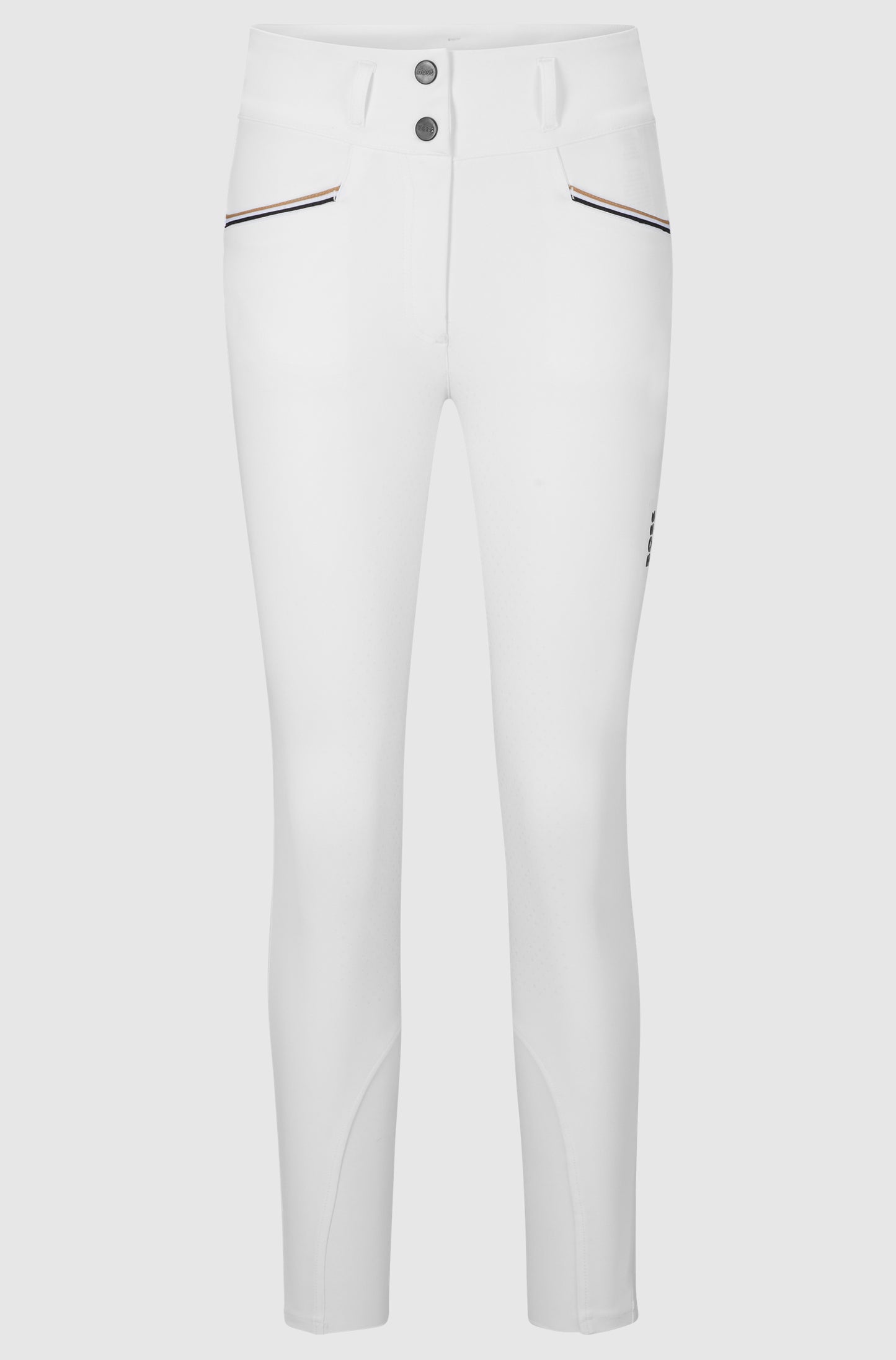 BOSS HAILEY FULL GRIP BREECHES WHITE
