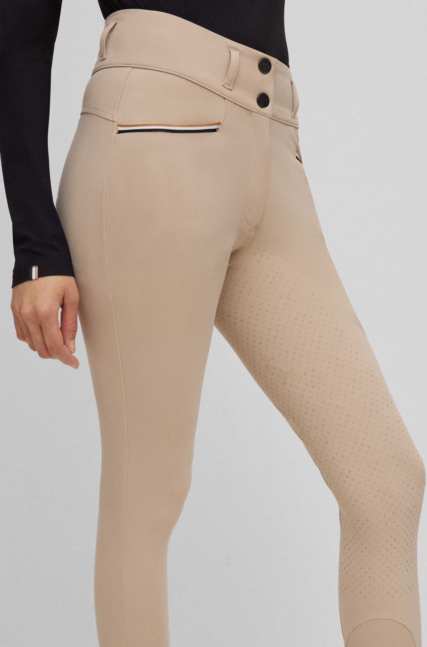 BOSS HAILEY FULL GRIP BREECHES BEIGE