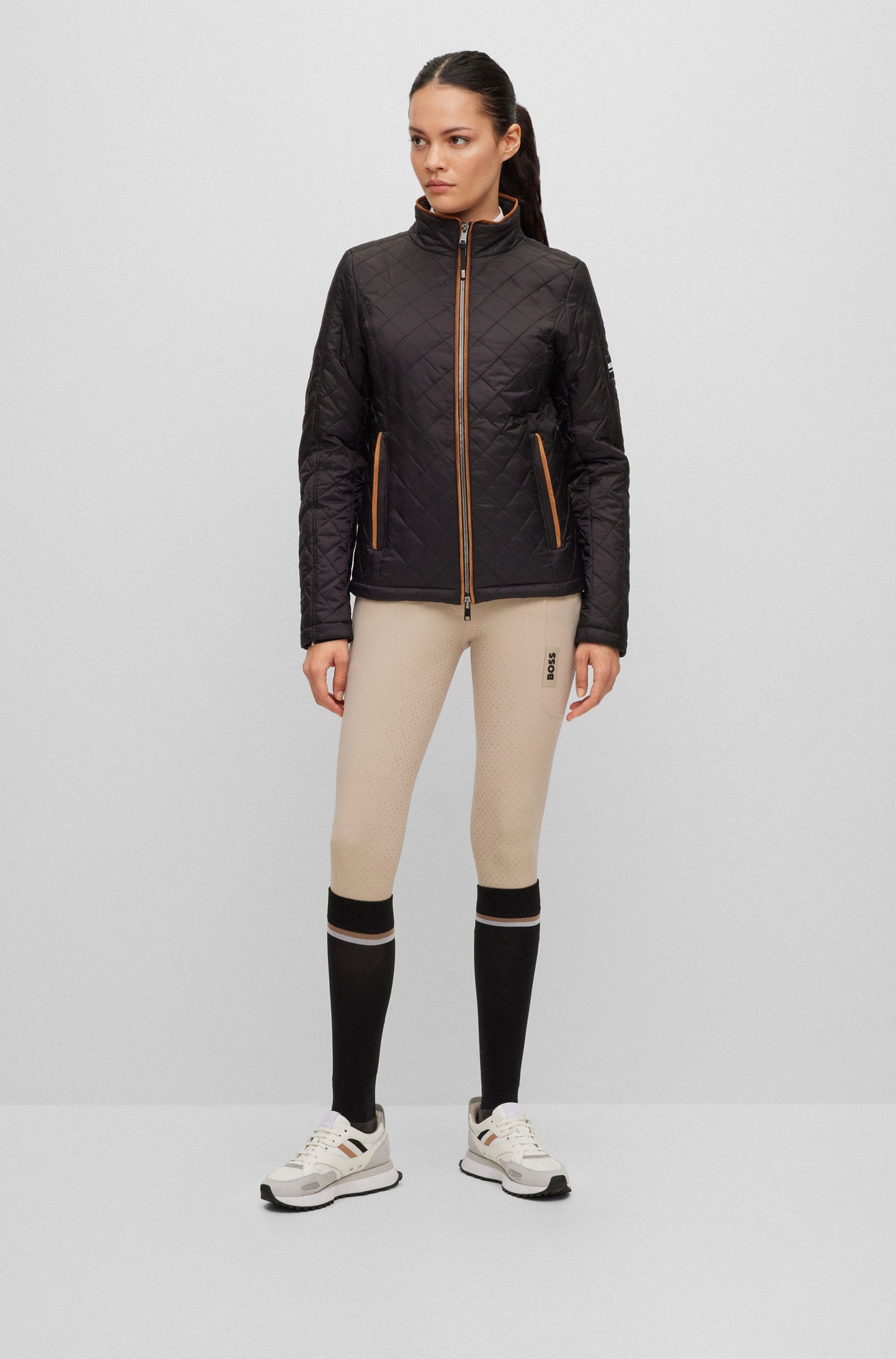 BOSS HAILEY FULL GRIP BREECHES BEIGE