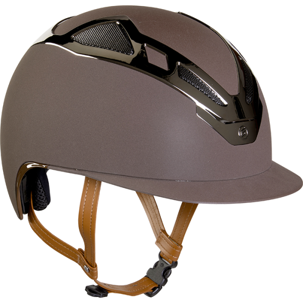 SUOMY HELMET APEX CHROME BROWN MATT LADY