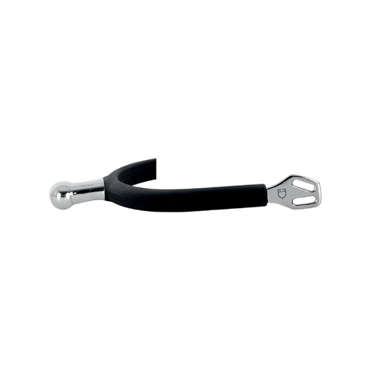 EQUESTRO ENGLISH RUBBER-COATED DROP SPURS