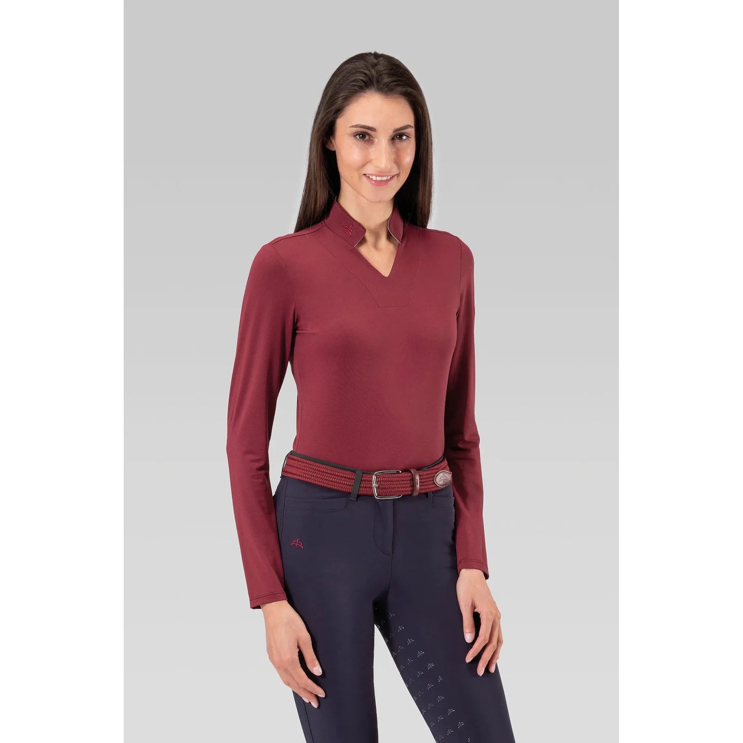 LADIES POLO WITH LONGS SLEEVES WENDY.