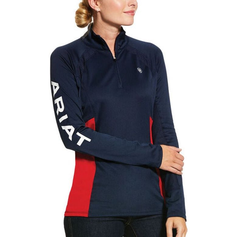 ARIAT SUNSTOPPER TEAM 2.0 1/4 ZIP BASELAYER