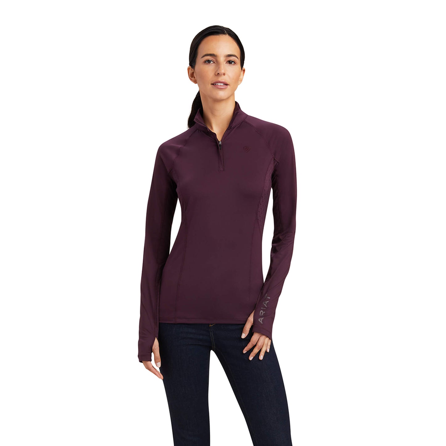 LOWELL 2.0 1/4 ZIP MULBERRY